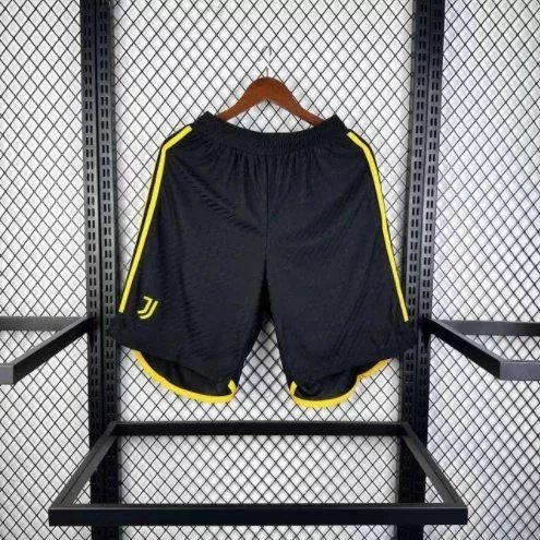 Black with yellow stripes