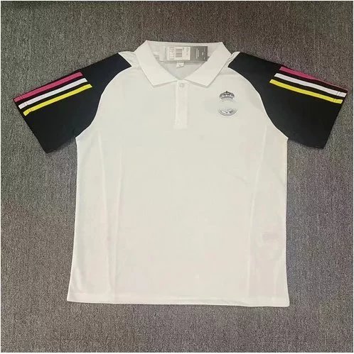 White with black sleeves