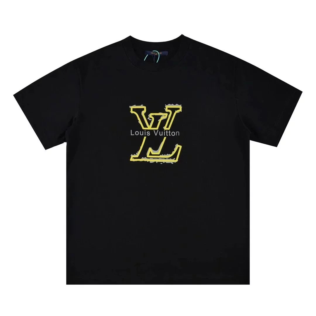 Black and yellow hollow-out logo 002