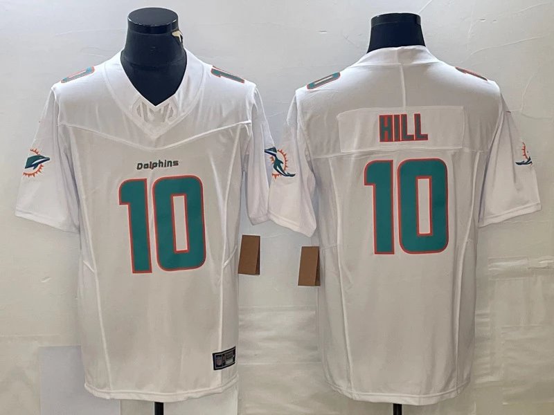 Dolphins retro three generation white 10