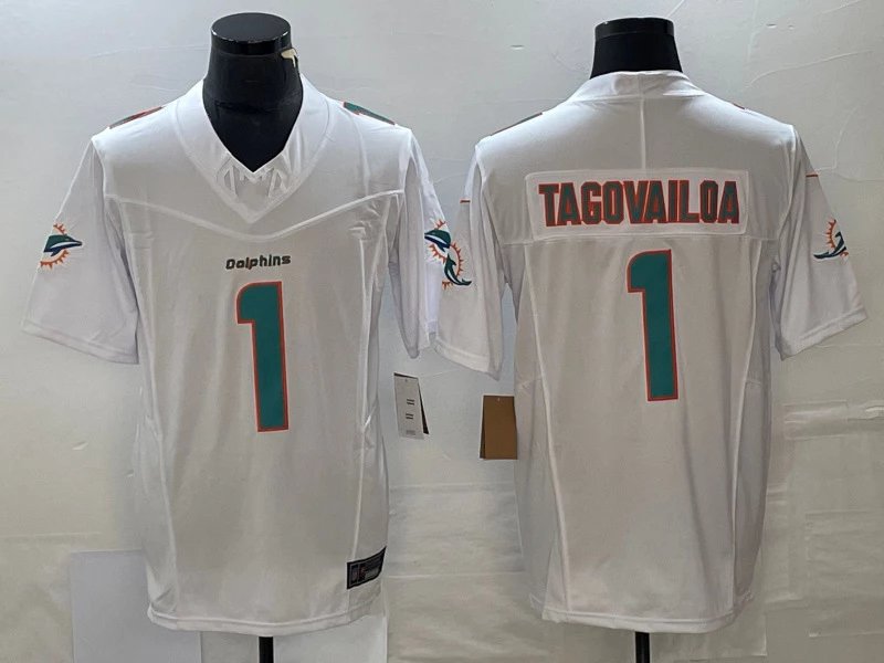 Dolphins retro three generation white 1