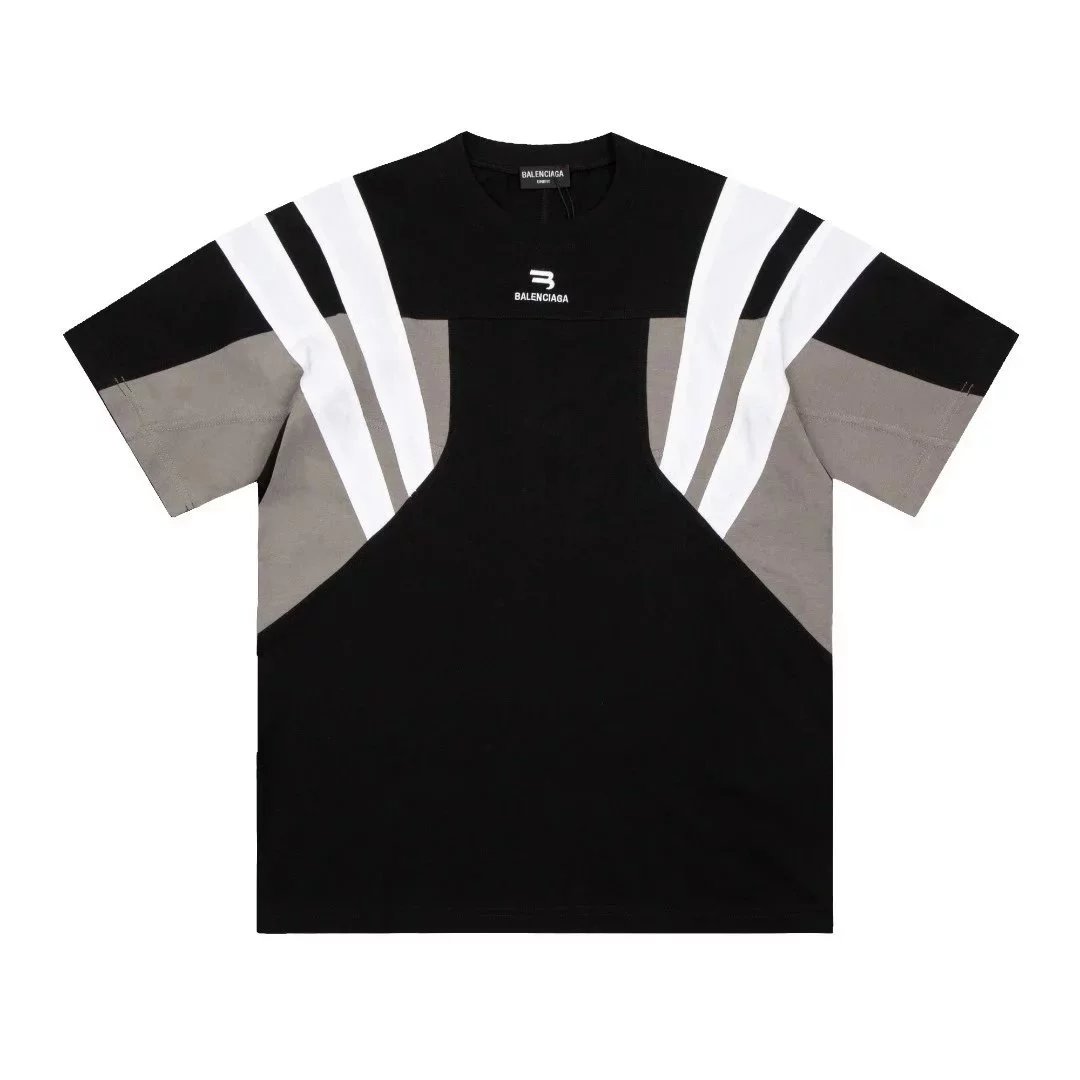 Black and gray with white stripes 002