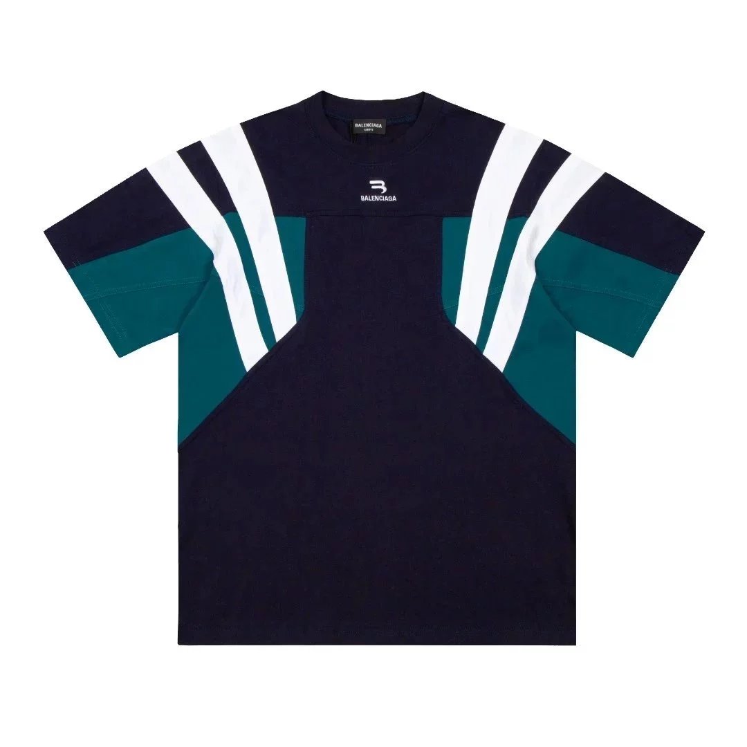 Black and blue with white stripes 002
