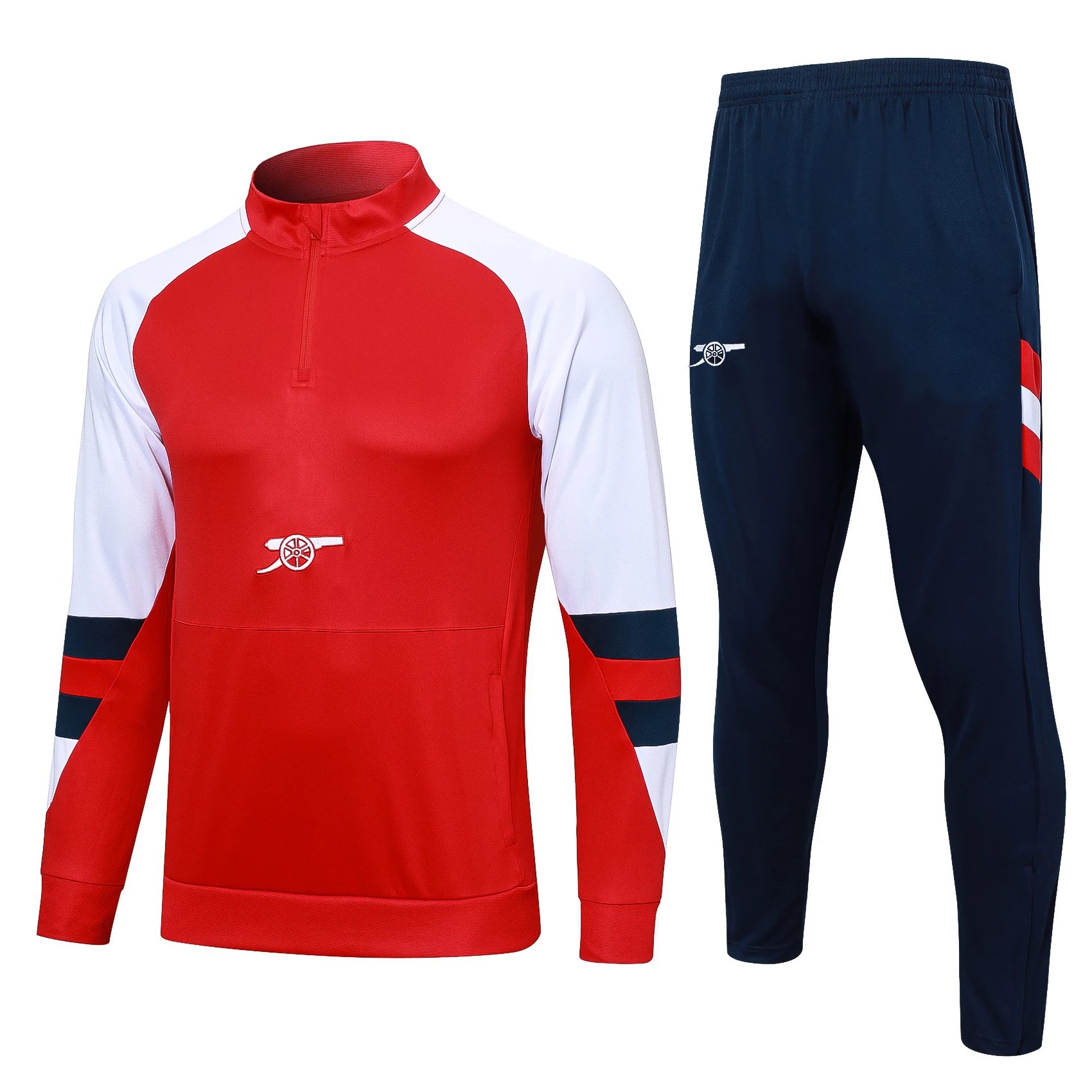 Half pull Arsenal red 2324