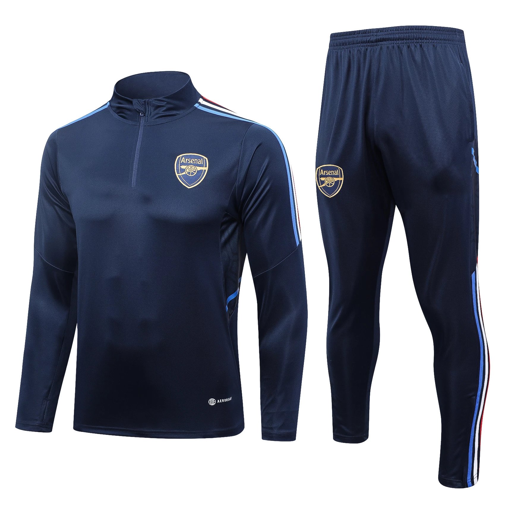 Half pull Arsenal sapphire blue 2324