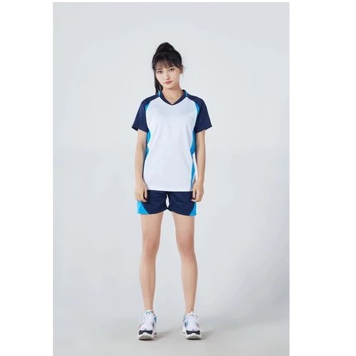 white navy blue sleeves