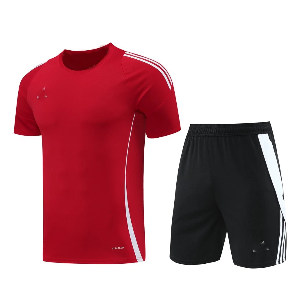 Red shorts set