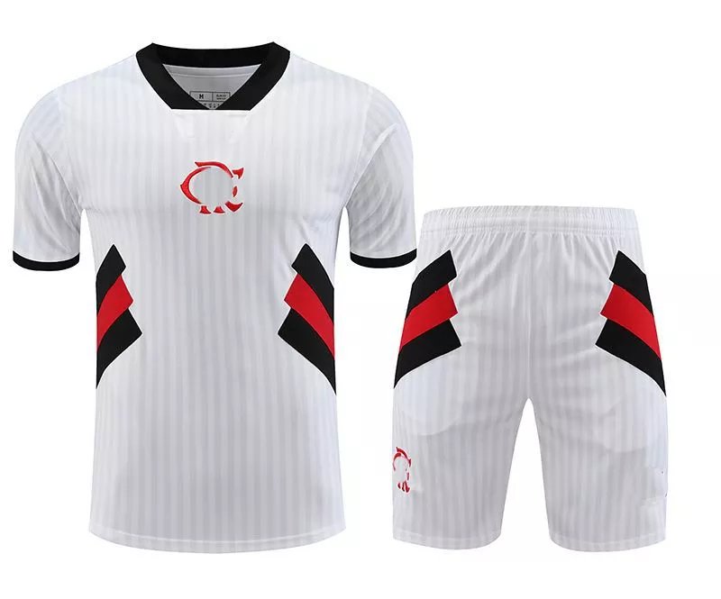 flamengo white half sleeve 23-24
