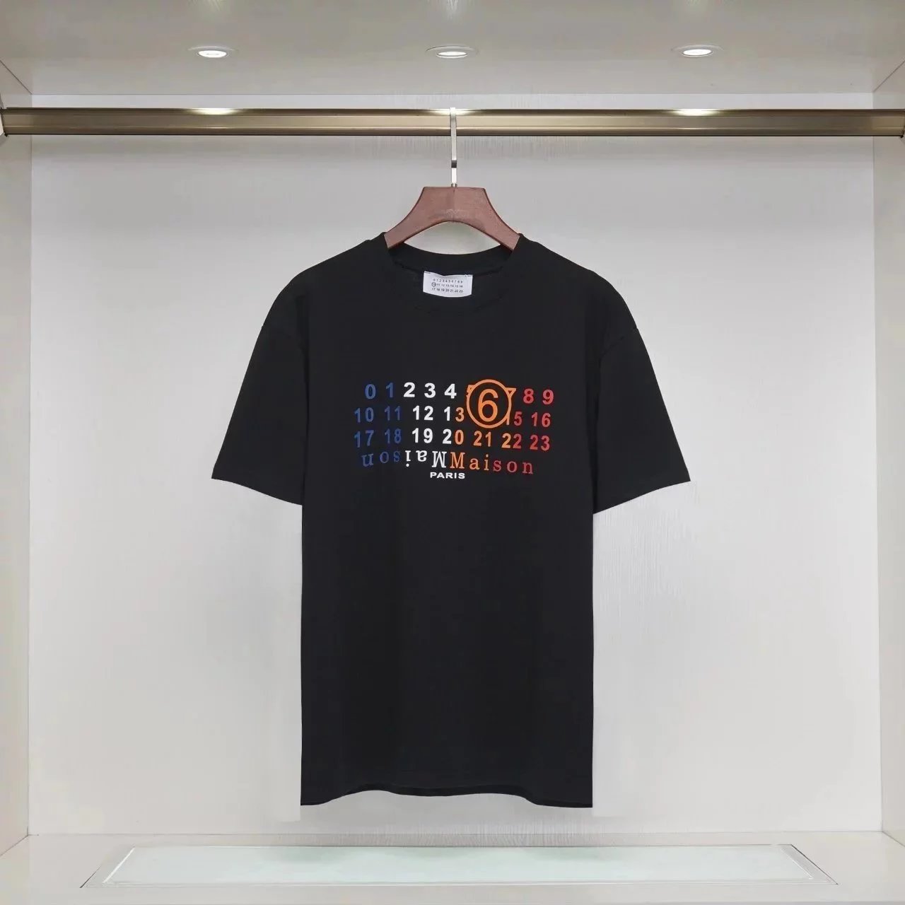 Black and colorful number 005