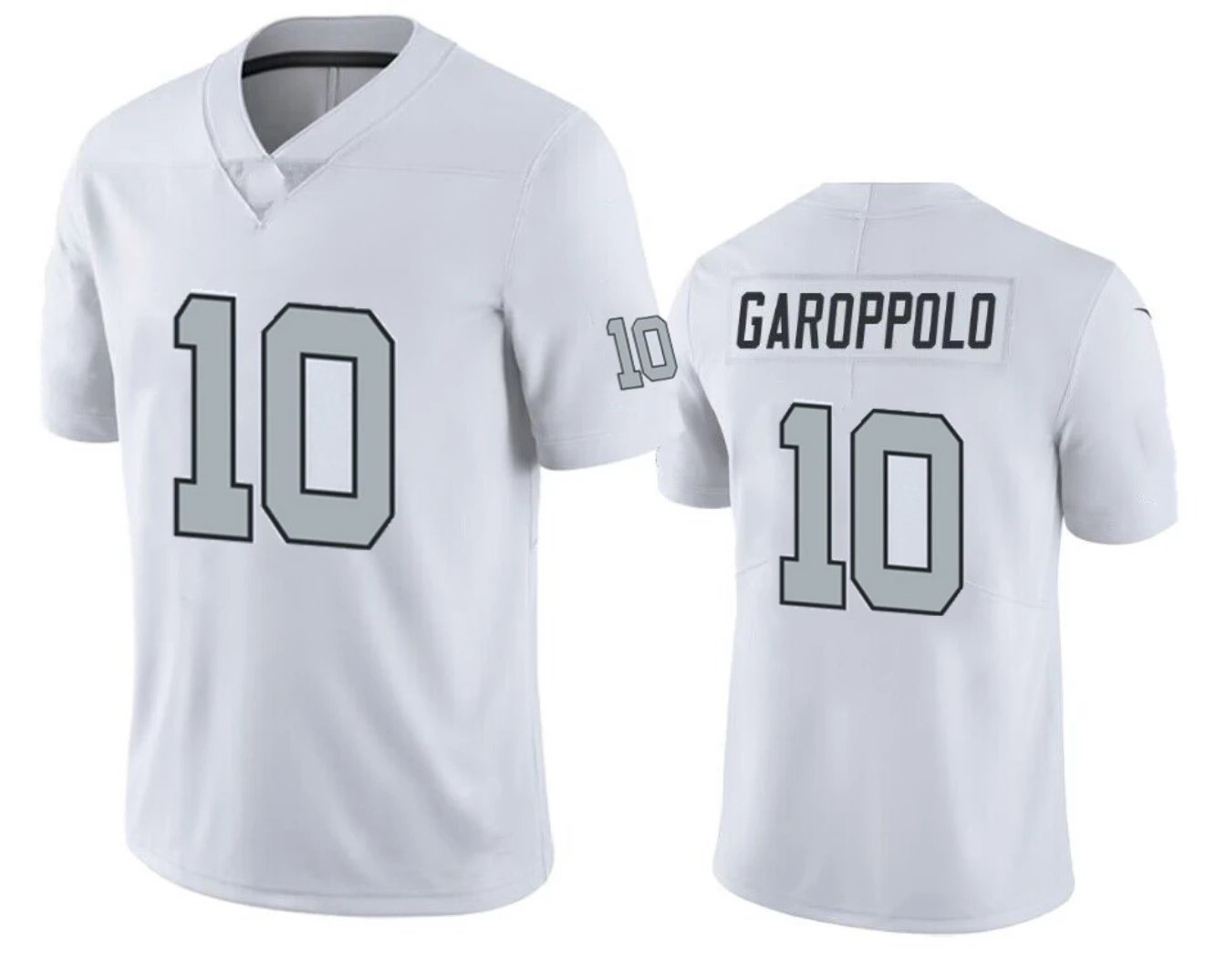 Raiders white on gray 10