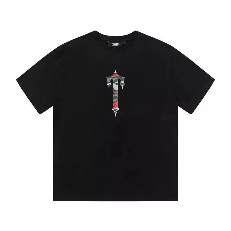 black gray red print 002
