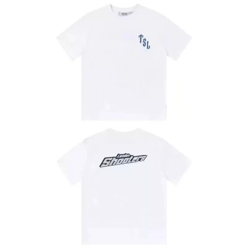 White blue-printed 002