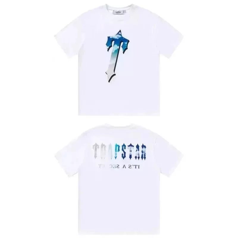white blue and white gradient printing 002