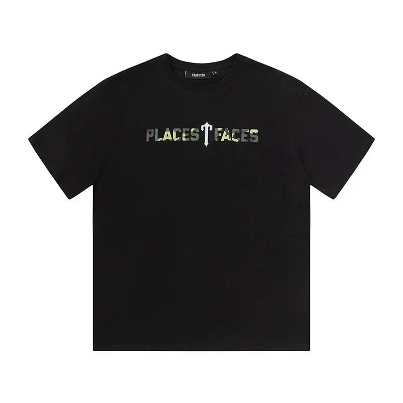 Black background camouflage print 002