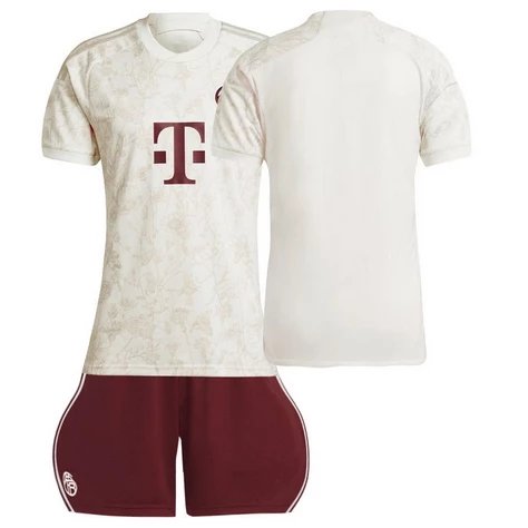 Beige with red lettering