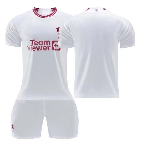 White with a red neckband