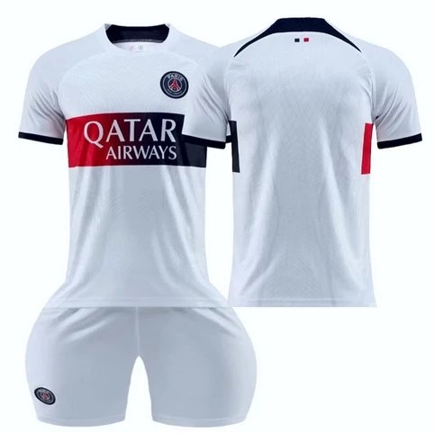 white background red blue label