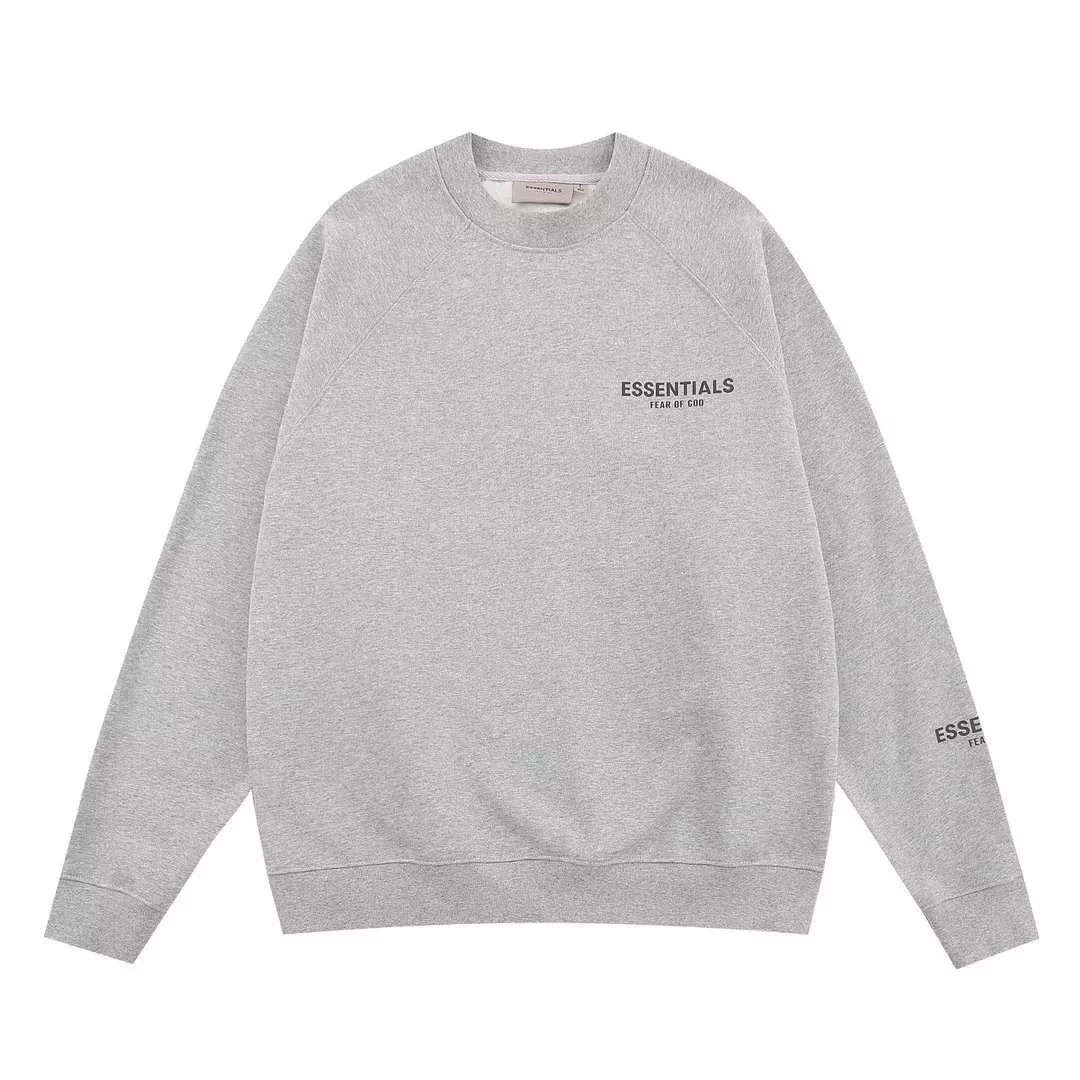 Small letter gray hoodie 002