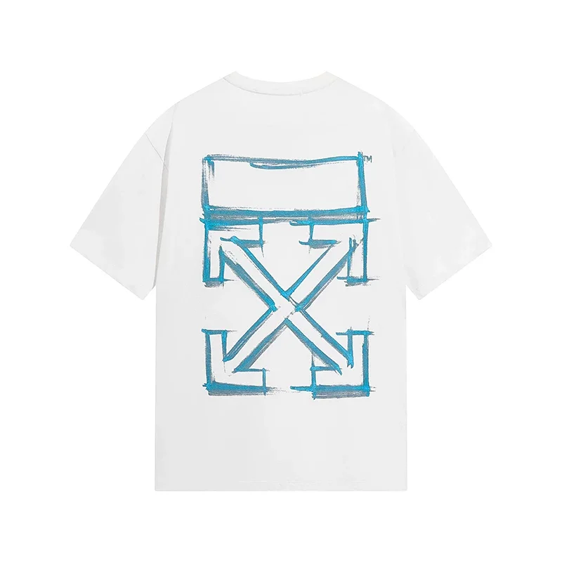 White and blue label logo 002