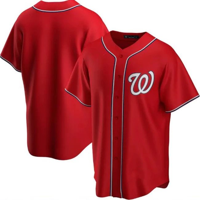 Nationals Red Blank