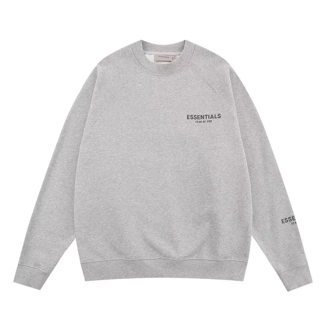 Small letter gray hoodie 002