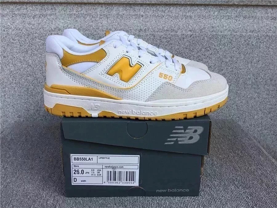 White with a yellow label