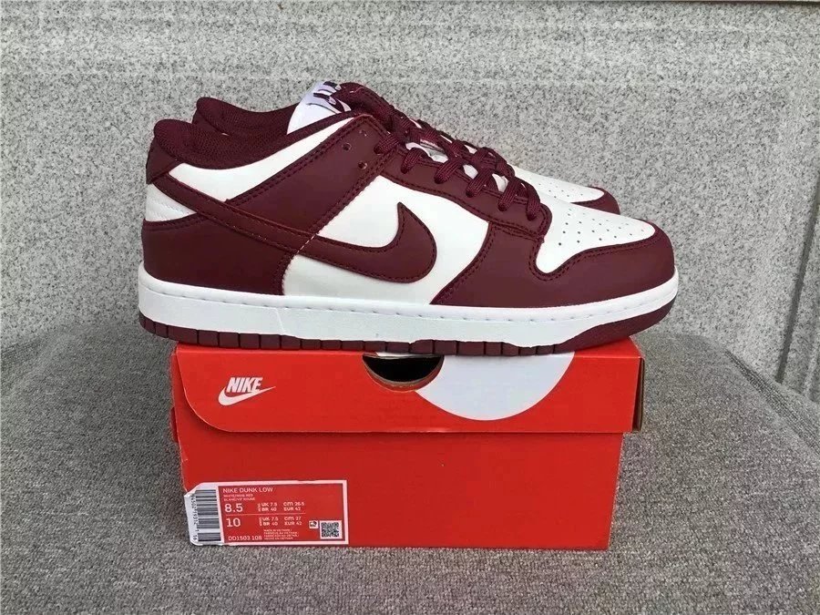 Dark red and white patchwork