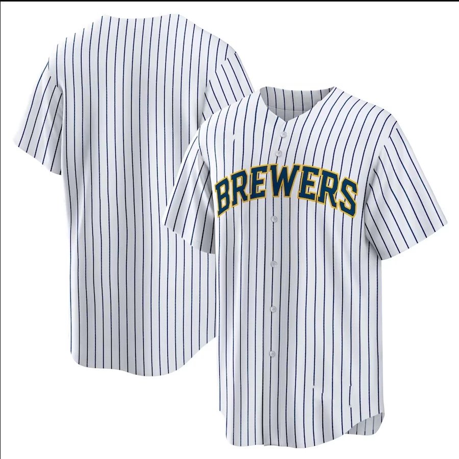 Brewers white striped blank
