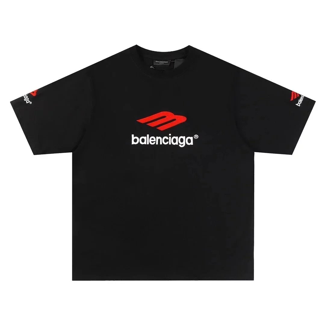 Black background red and white label 002