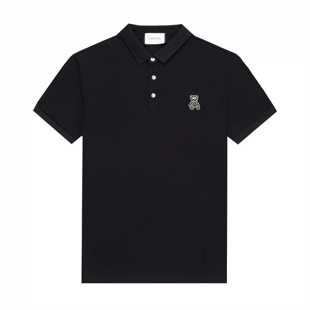 Black background bear logo 002