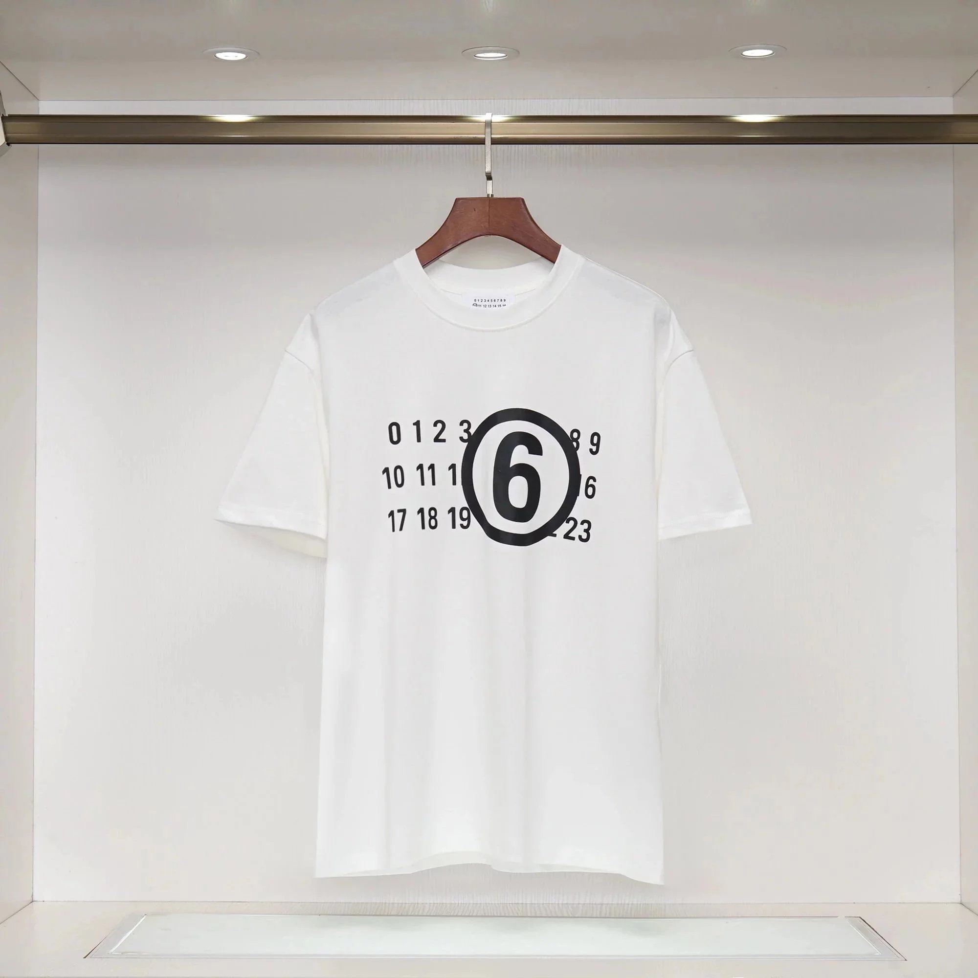 White 6-digit number 005