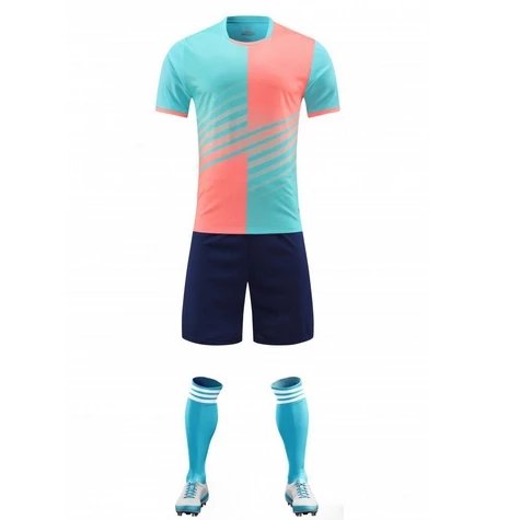 Pink blue stitching