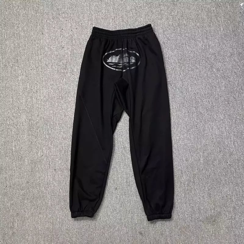 Sweatpants – Black with Silver Logo