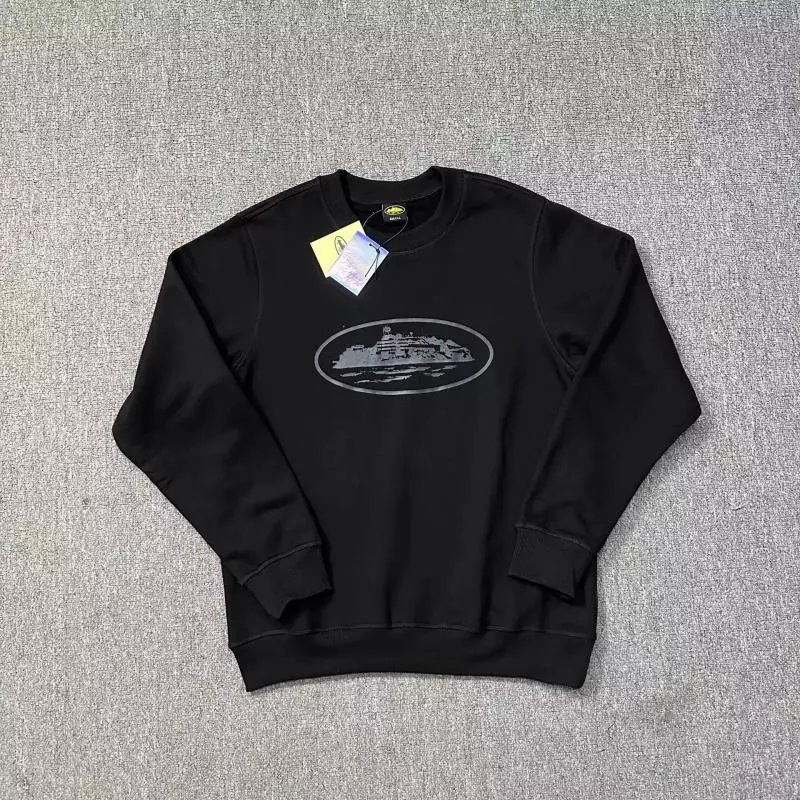 Sweatshirt – Black with Silver Label
