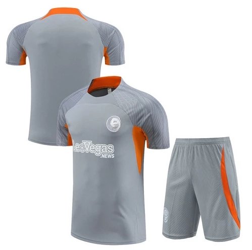 2324 Short-sleeved Inter Grey with Orange