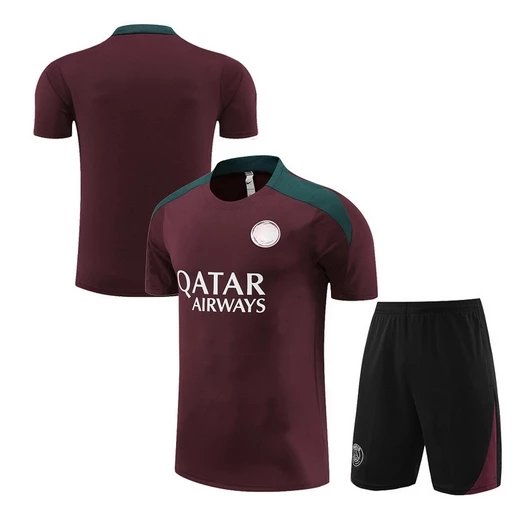 2425 short-sleeved Paris burgundy
