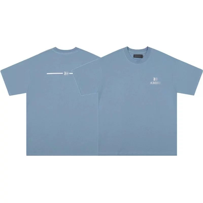 Smog Blue Horizontal Stripes 002