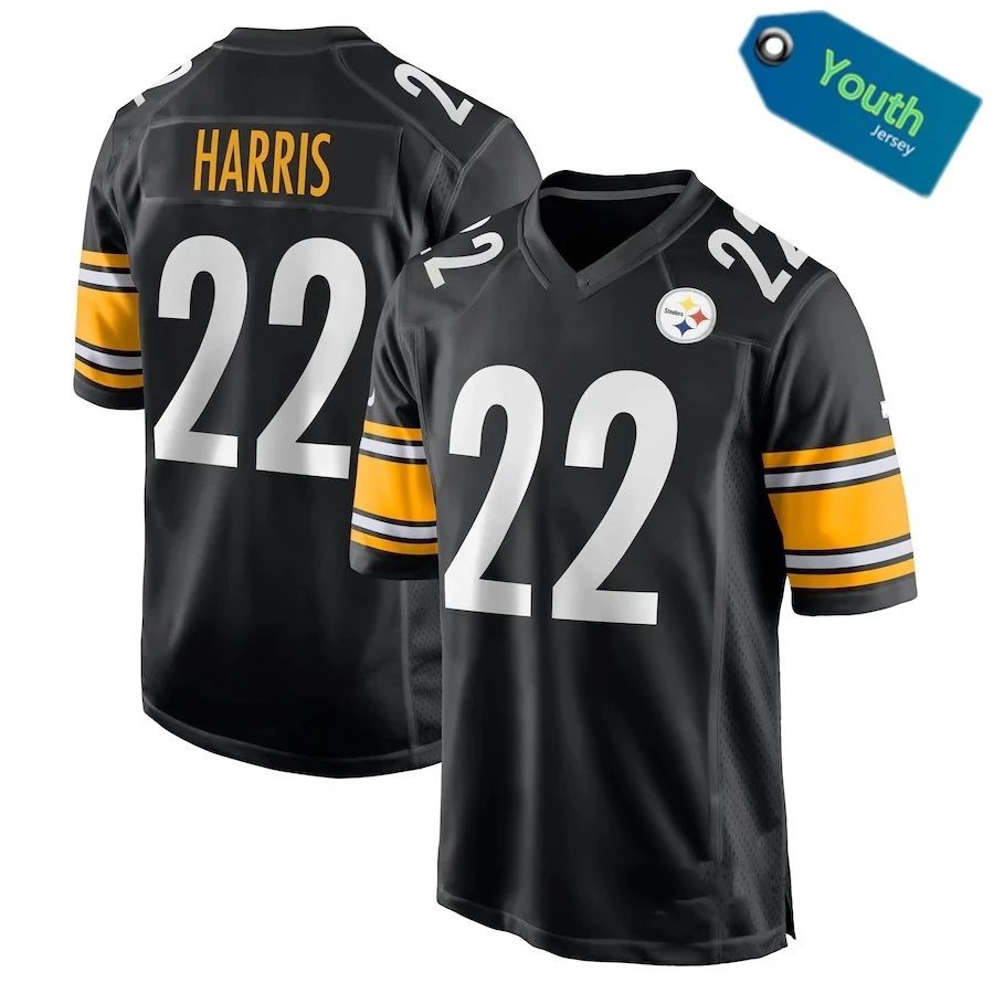 Steelers white on black 22