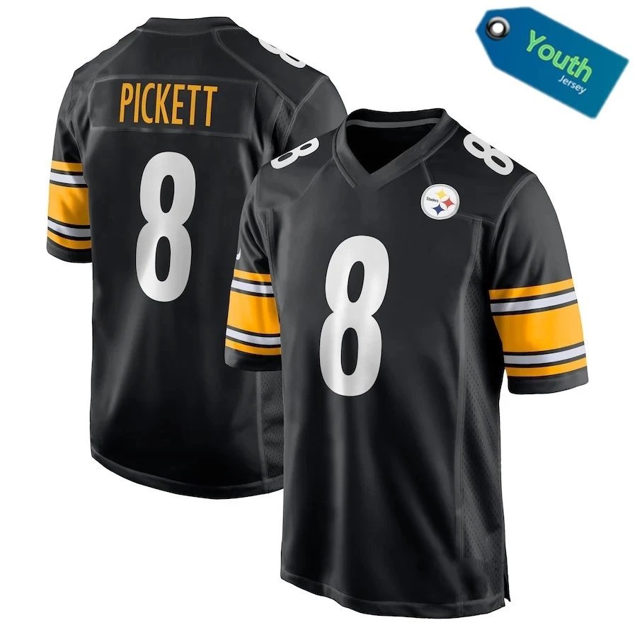 Steelers white on black 8