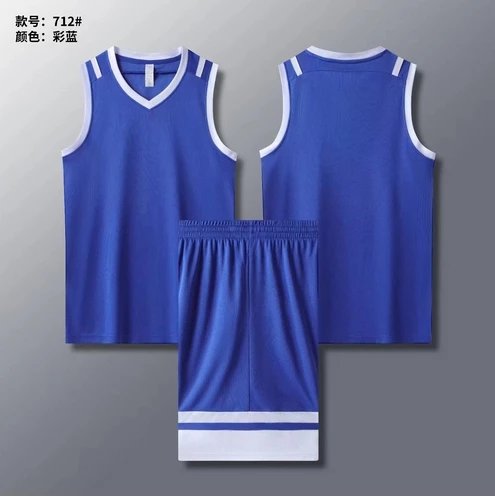 Blue with a white border