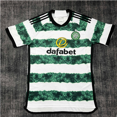 KET main green and white stripes