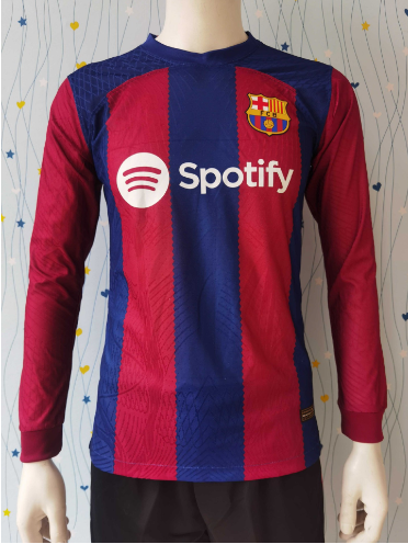 BS main blue and red strip long sleeve