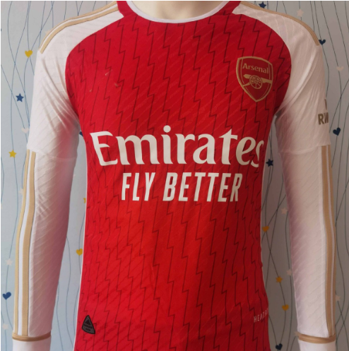 ASN main red white long sleeve