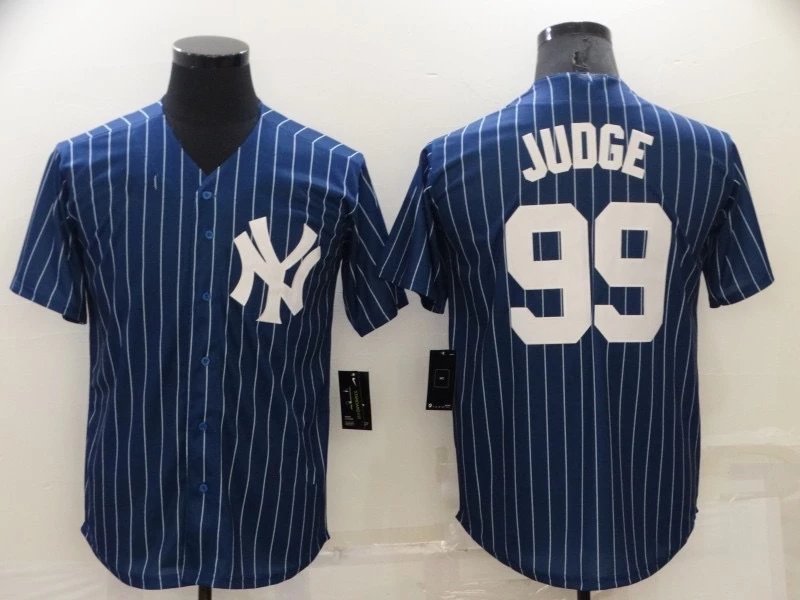 Yankees Blue Stripe With Name 99