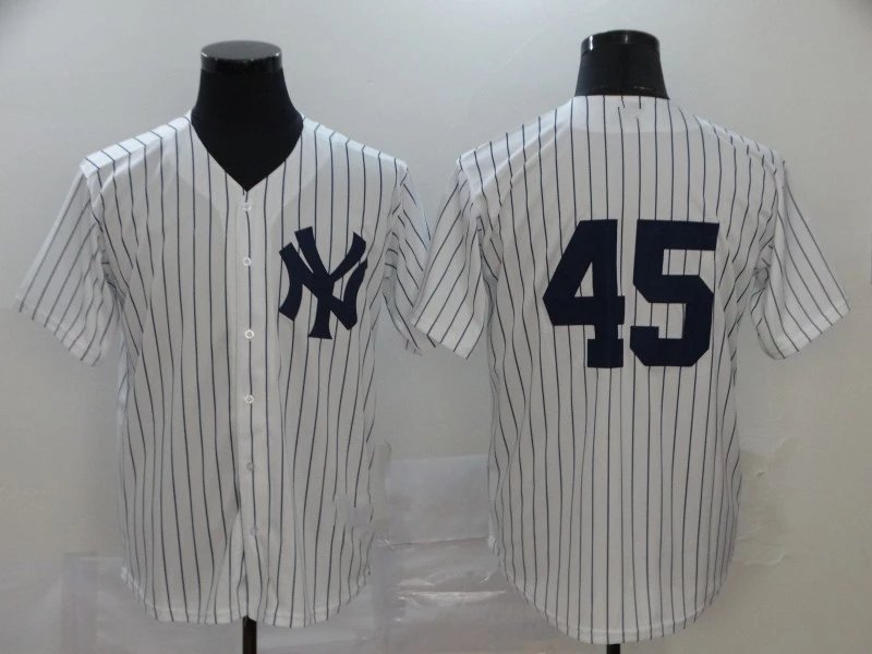 Yankees White Stripes No Name 45