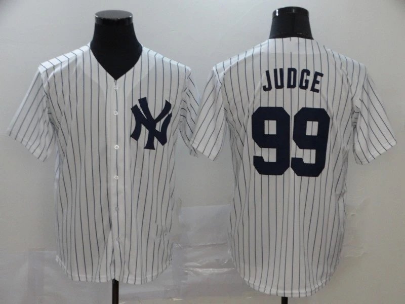 Yankees White Stripe With Name 99
