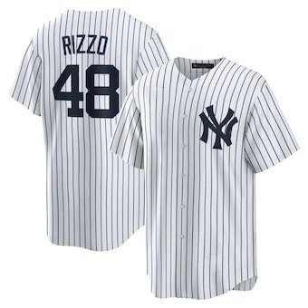 Yankees White Stripe With Name 48