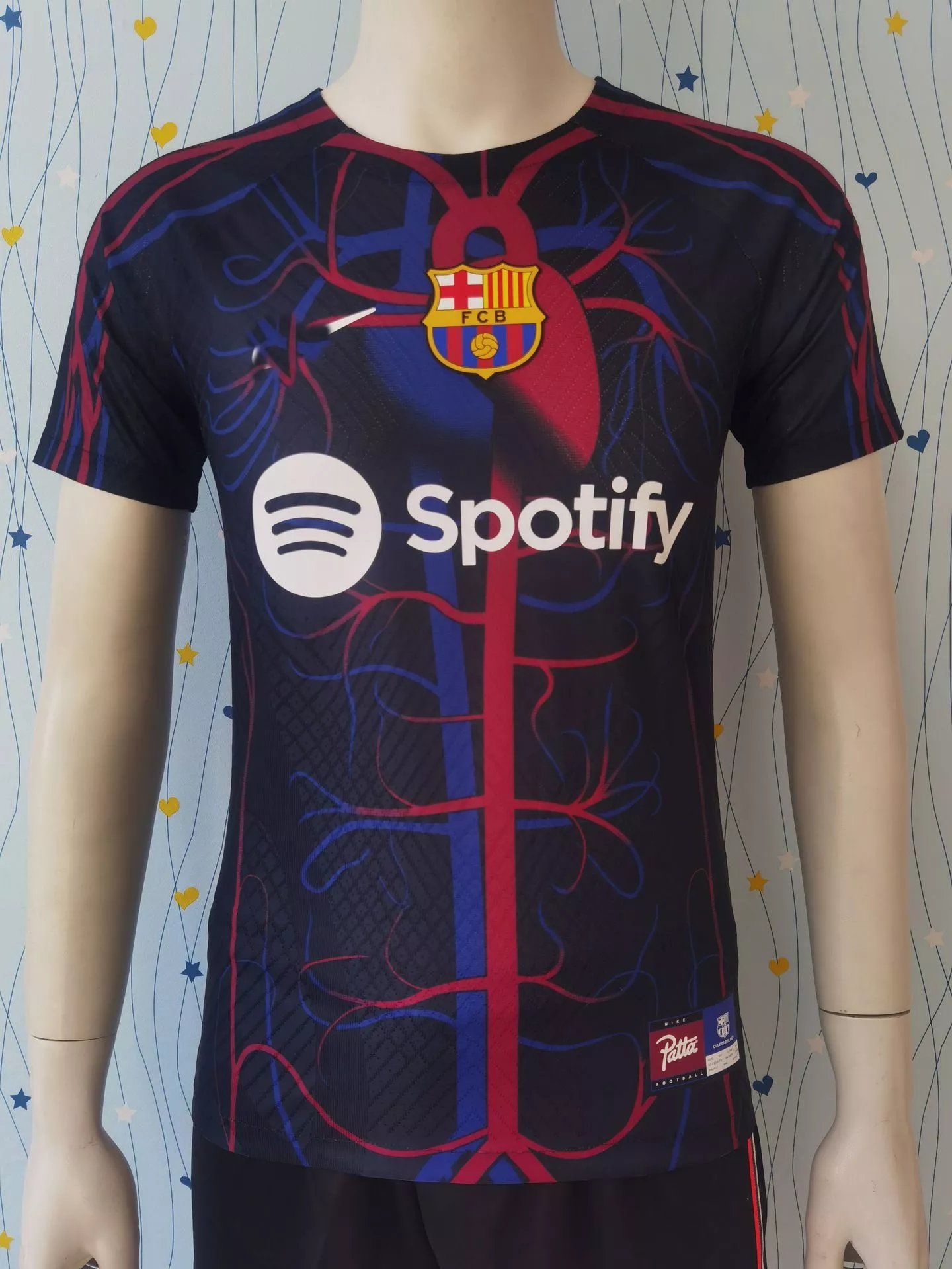 Barcelona joint red and blue