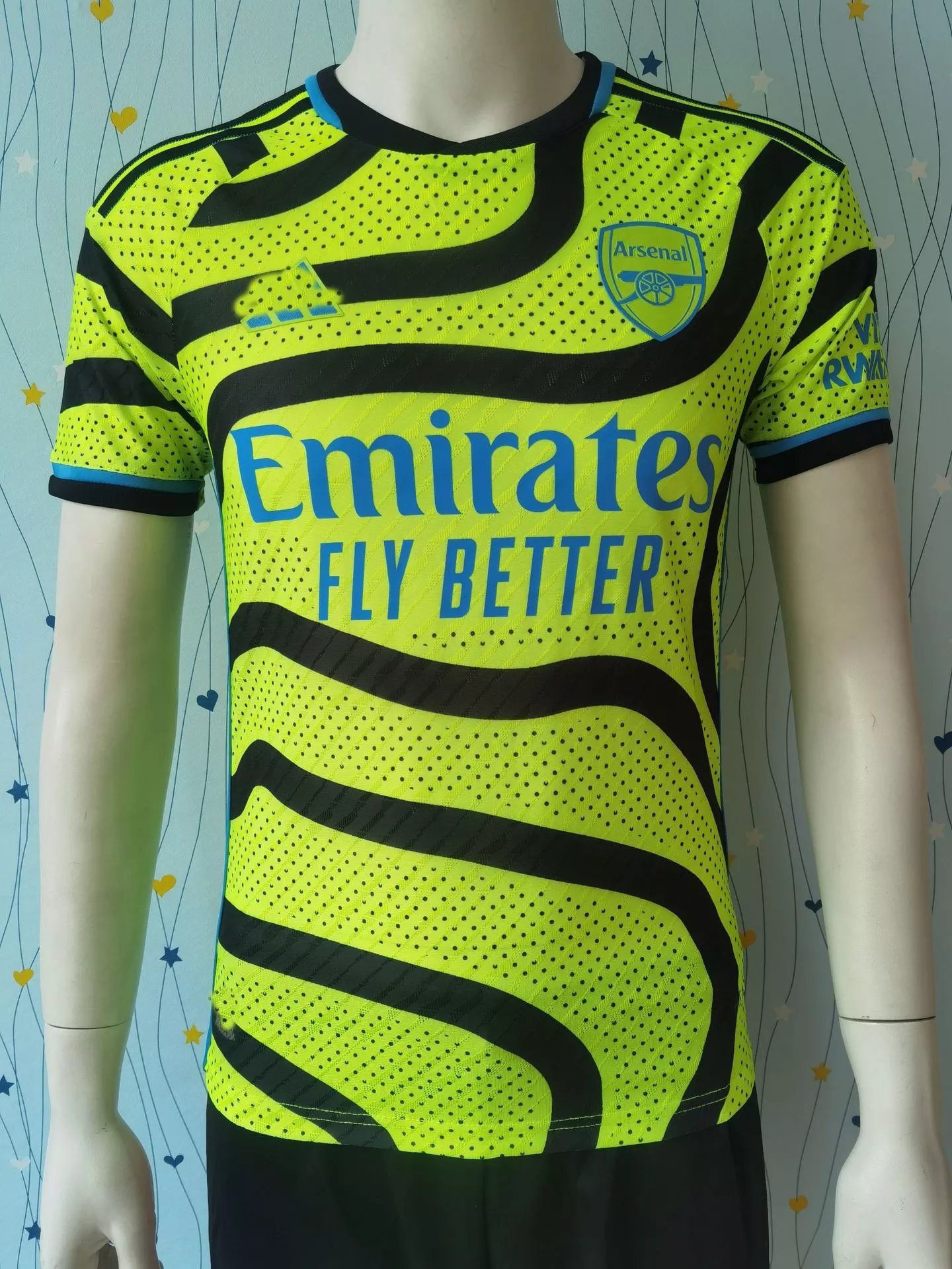 Arsenal Away Fluorescent Green