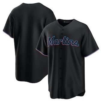 Marlins fans version black blank